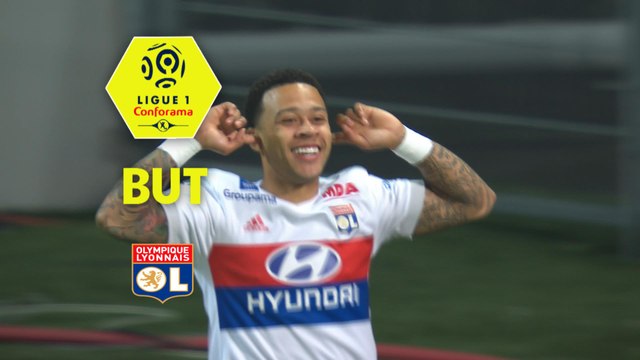 But Memphis DEPAY (4ème) / Dijon FCO - Olympique Lyonnais - (2-5) - (DFCO-OL) / 2017-18