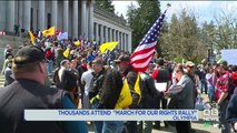 Thousands Attend `March for Our Rights Rally` in Washington State