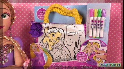 Raiponce Sac à Colorier Loisirs Créatifs Rapunzel Coloring Purse