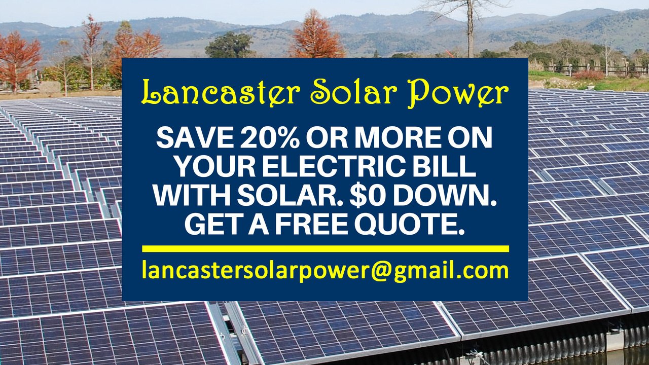 Affordable Solar Energy Lancaster CA - Lancaster Solar Energy Costs