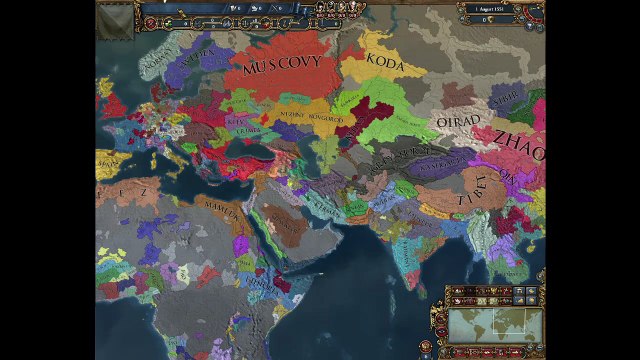 Meiou and Taxes Mod: Europa Universalis IV Timelapse: