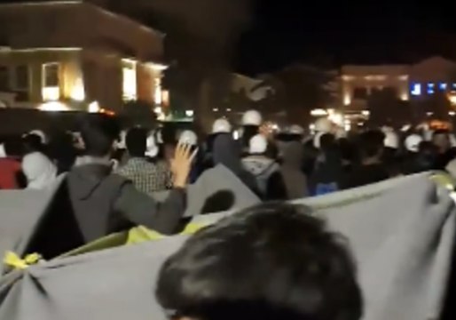 Refugee Protest Camp in Lesbos Attacked