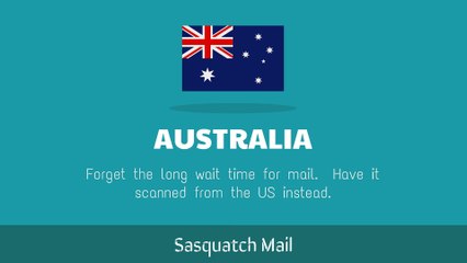 International Mail Forwarding Service Destinations