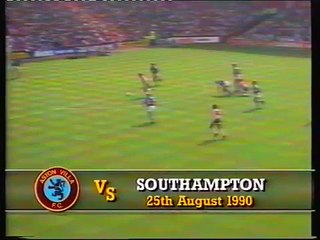 Aston Villa - Southampton 25-08-1990 Division One