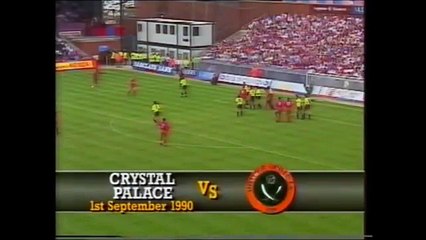 Crystal Palace - Sheffield United 01-09-1990 Division One