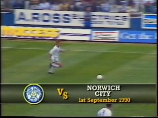 Leeds United - Norwich City 01-09-1990 Division One