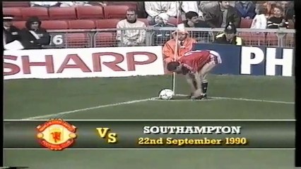 Manchester United - Southampton 22-09-1990 Division One