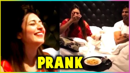 Divyanka Tripathi And Vivek Dahiya's PRANK CHALLENGE For Each Other | Prank Videos | TellyMasala