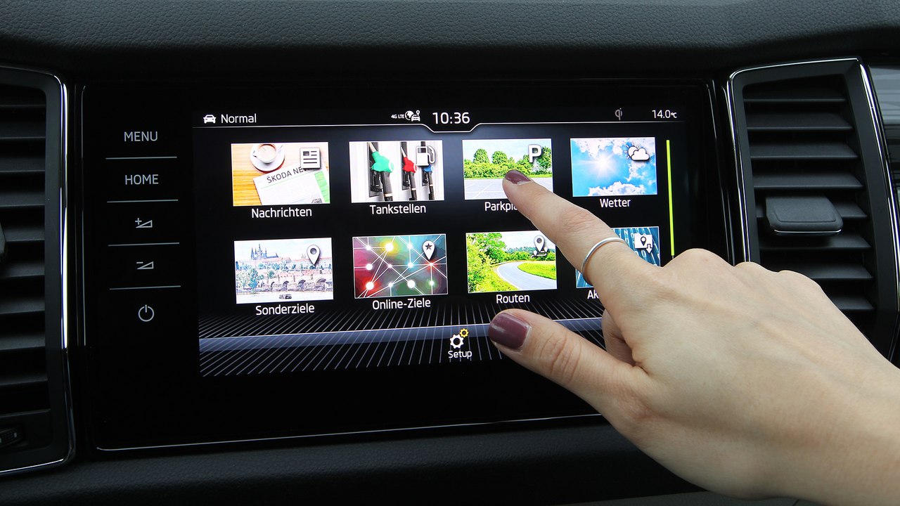 Skoda bietet Online Dienste für fast alle Skoda Modelle serienmäßig