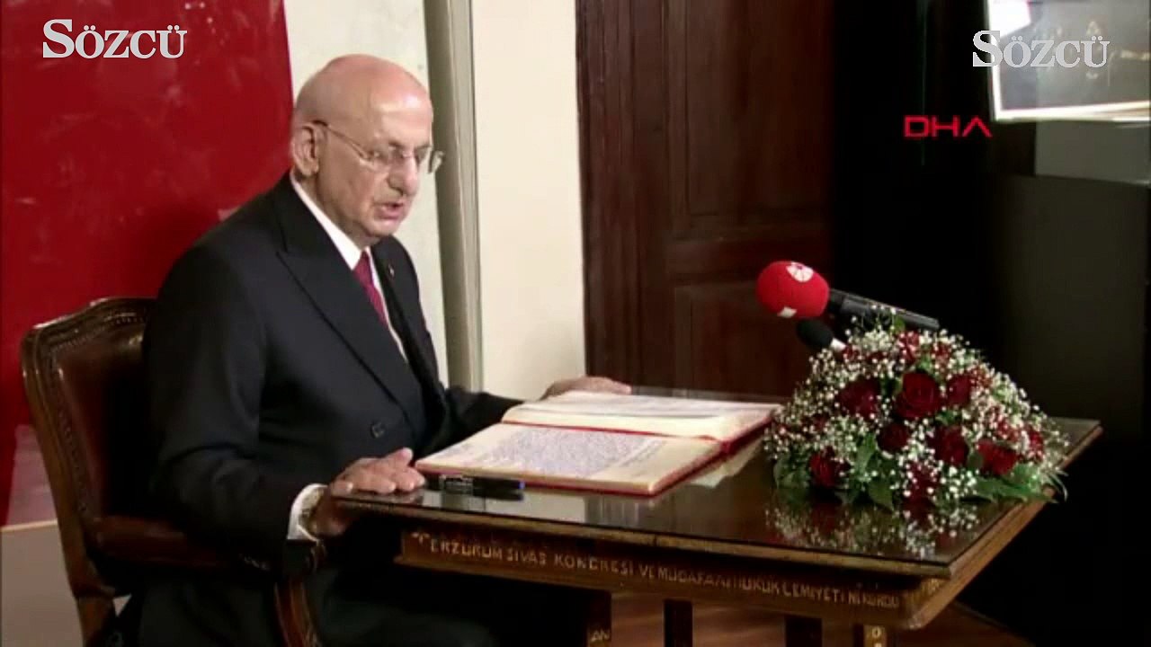 Meclis Başkanı Kahrman yine ATATÜRK demedi