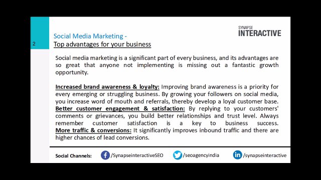 Social media marketing services accelerate your business performance