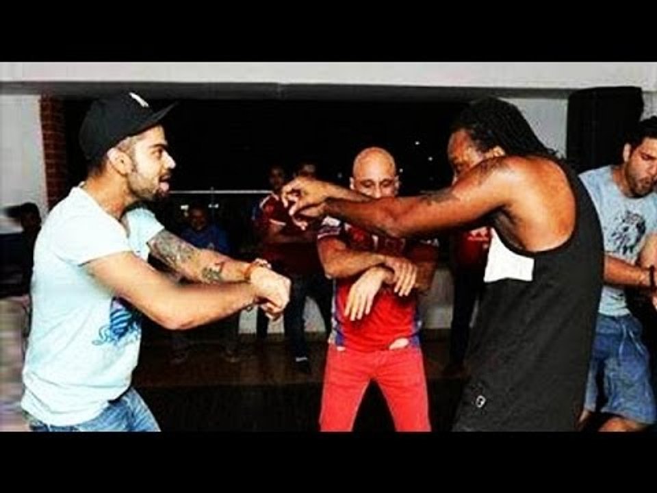 Virat Kohli DANCING With Chris Gayle After Match - FLASH BACK