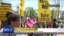 Protestas en EE. UU., Siria, Jordania y Grecia