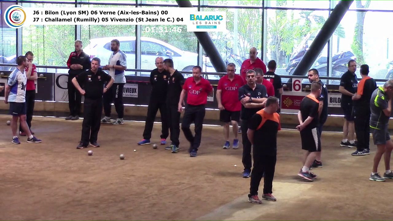 Premières parties,  dixième étape du Super 16 masculin, Balaruc-les-Bains 2018