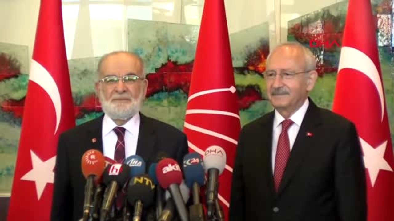 Kılıçdaroğlu, Saadet Partisi Genel Başkanı Karamollaoğlu ile Görüştü-3