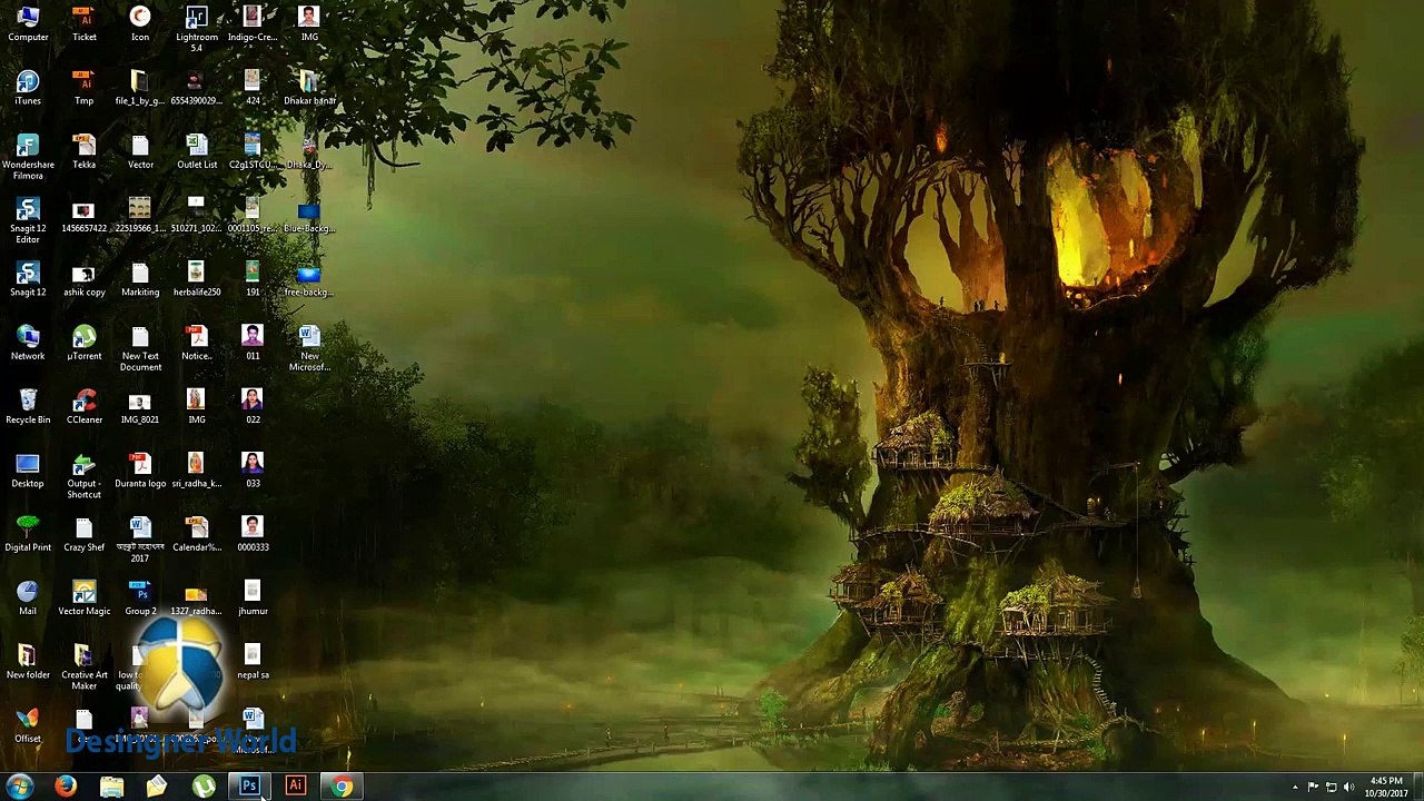 How To Best Design GALAXY Logo Face Effect With Photoshop CC 2018