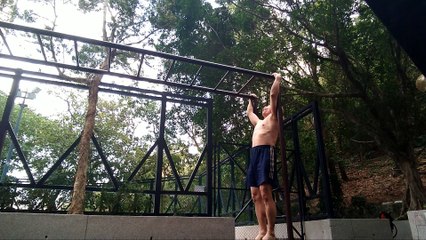 Front lever training 2018
