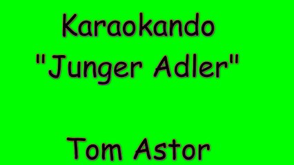 Karaoke Internazionale - Junger Adler - Tom Adler ( Texte )