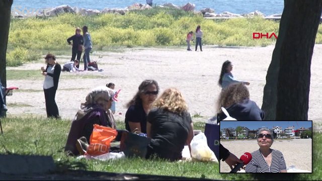 İstanbul'da hava sıcaklığı 26,3 dereceye ulaştı sahiller dolup taştı