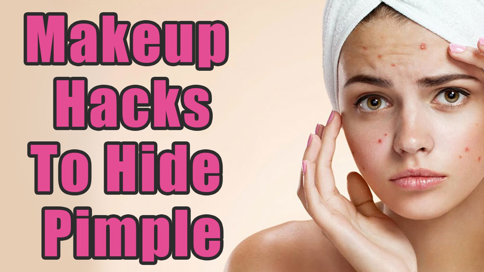 how to cover up a pimple with makeup