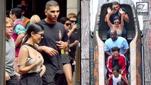 Kourtney Kardashian Takes A Trip With Younes Bendjima & Family At Disneyland