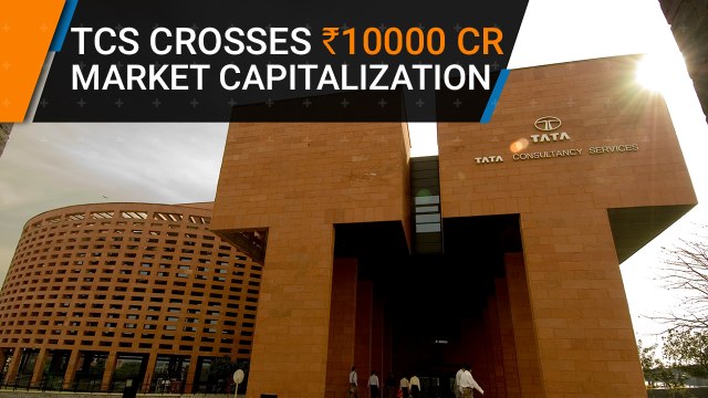 TCS crosses Rs10000 crore market capitalization, overtakes Accenture