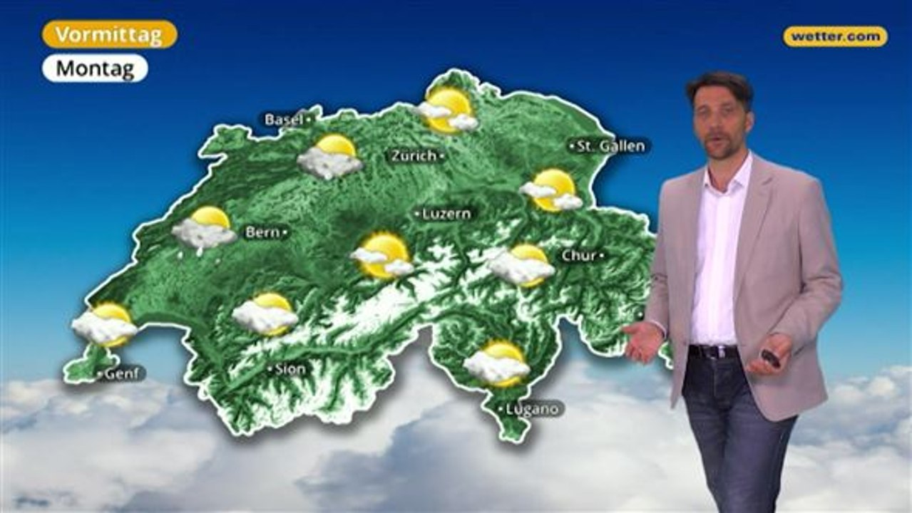 Das Wetter in der Schweiz am 23. April 2018
