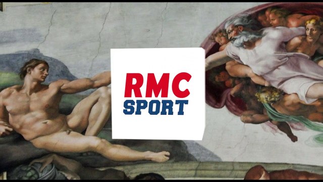 Messi et Maradona dans une parodie de La création de l'homme de Michel-Ange