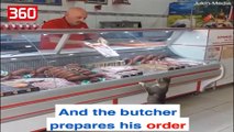 Macja shkon në supermarket dhe kërkon ushqim, shikoni reagimin e shitësit (360video)