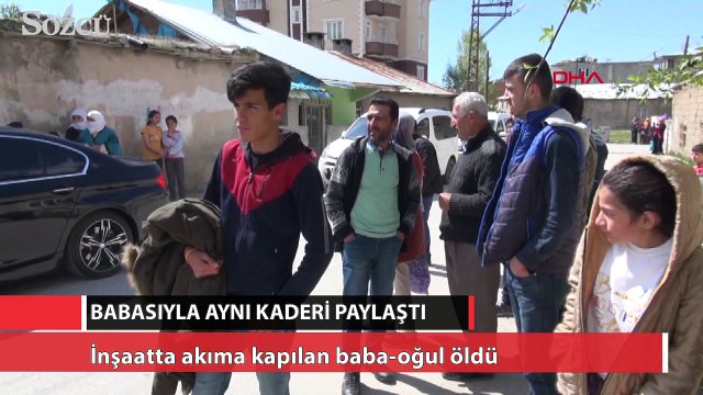 İnşaatta akıma kapılan baba-oğul öldü
