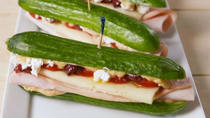 Skip The Bread And Make Greek Cucumber Subs
