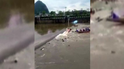 Accidente mortal de barcos dragón en sur de China