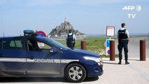 Evacúan Monte Saint-Michel en Francia por alerta de seguridad