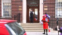 Town crier announces the birth of royal baby