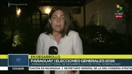 Candidato paraguayo Benítez supera a opositor Alegría por 4 puntos