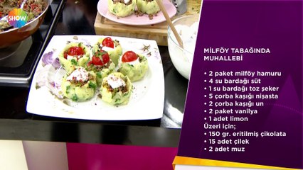 Milföy Tabağında Muhallebi Tarifi