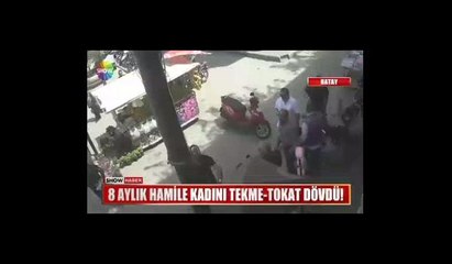 8 aylık hamile kadını kadına tekme attı, köpeğini üzerine saldı
