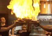 Baltimore Dinner Plan Goes Up in Flames as Saganaki Cheese Serving Sets Off Sprinklers