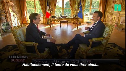 Emmanuel Macron explique comment il a résisté à la poignée de main de Trump