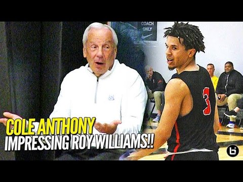 THAT'S A BAD MAN!! Cole Anthony Shows OUT in Front of Roy Williams in EYBL Debut!