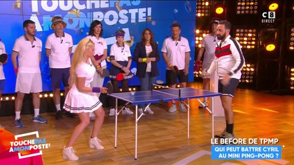 Qui peut battre Cyril Hanouna au mini ping-pong ?