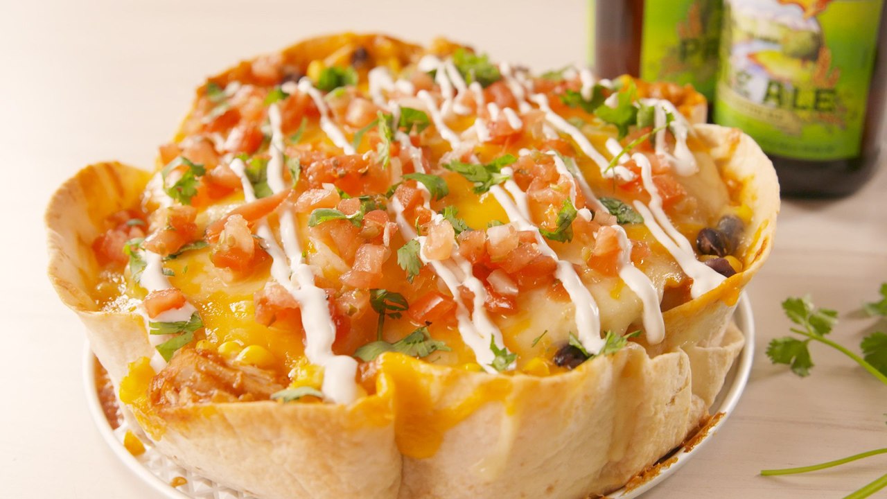 Chicken Enchilada Pie Uses Tortillas In The Most Genius Way