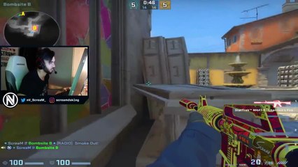 ScreaM with insane M4A1-S play! And of course: Headshots!