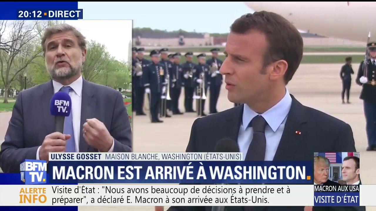 Trump et Macron dîneront en petit comité avec leurs épouses dans la résidence privée de George Washington, à Mont Vernon