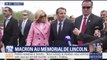 Visite d'État: Emmanuel Macron est arrivé au mémorial de Lincoln avec son épouse Brigitte