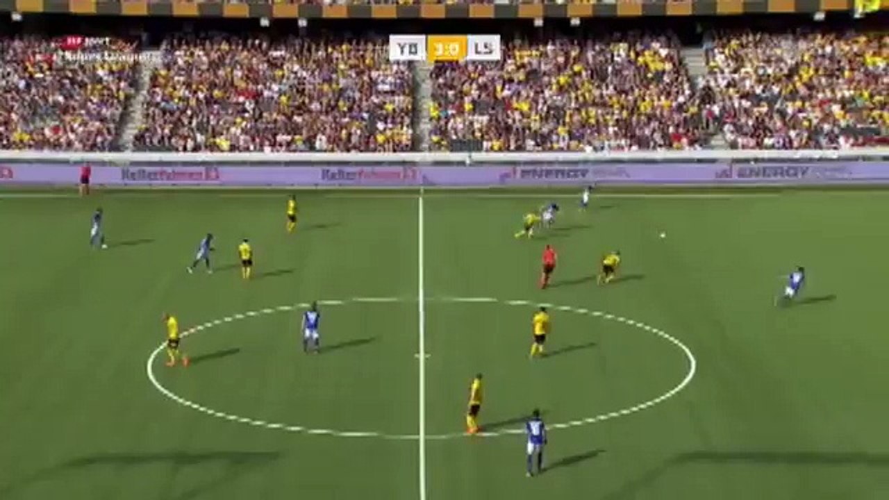 Young Boys 3:1 Lausanne (Switzerland. Super League. 22 April 2018)