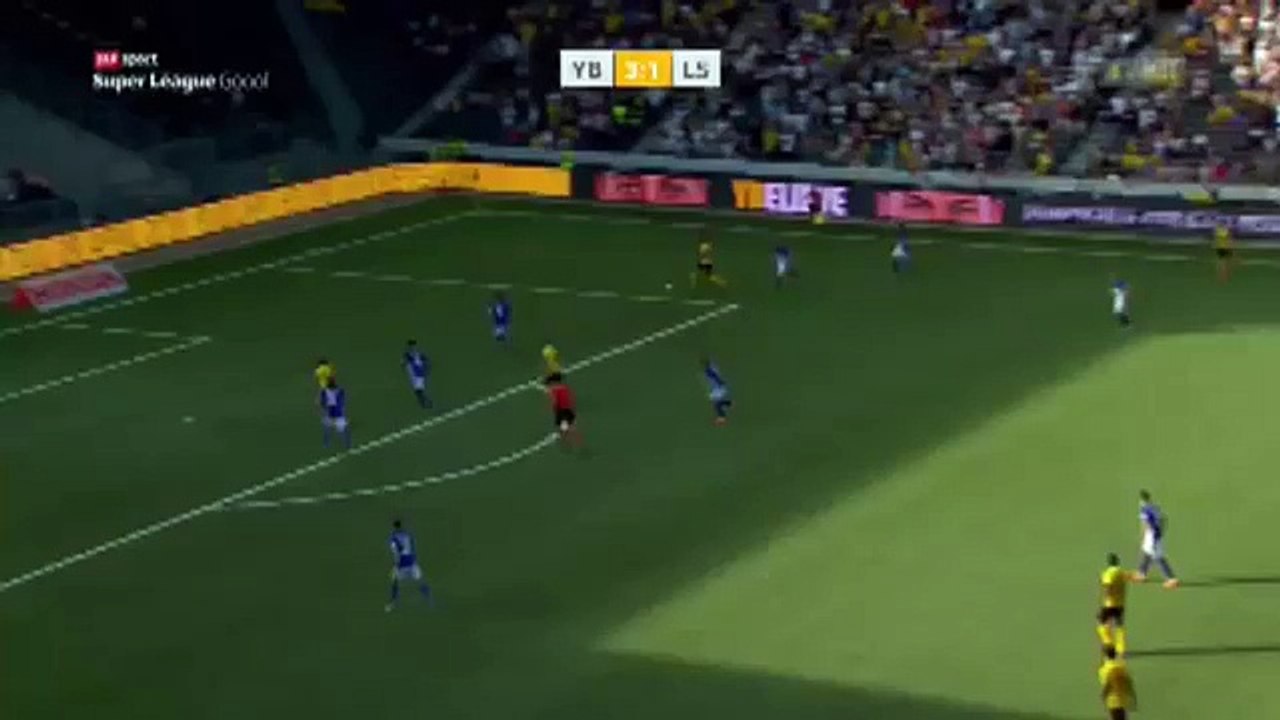Young Boys 4:1 Lausanne (Switzerland. Super League. 22 April 2018)