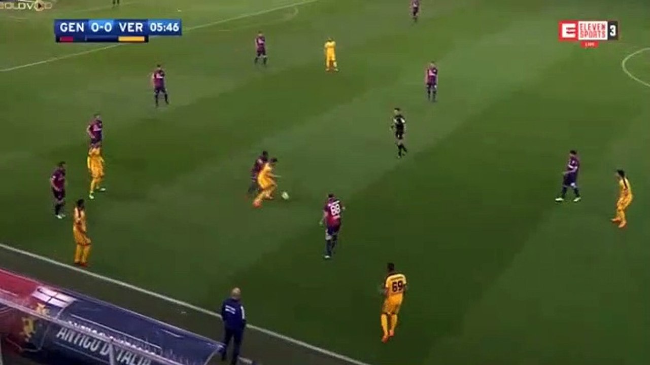 Iuri Medeiros  Goal HD - Genoa	1-0	Verona 23.04.2018