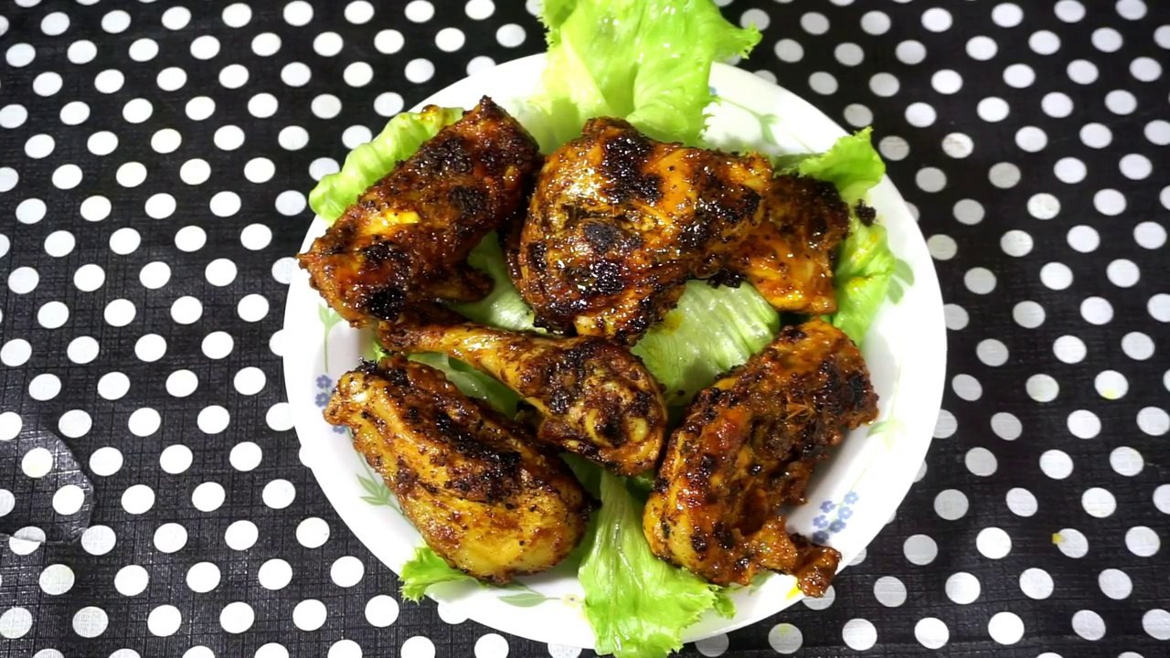 Tandoori Chicken   Without oven  how to make ta...