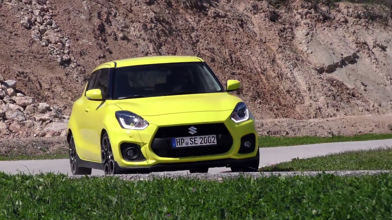 Suzuki Swift Sport on the track
